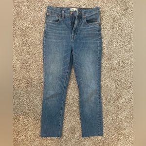 Madewell high rise slim boy jean size 24